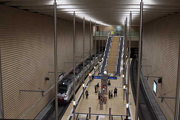 CTL - Citytunnel Leipzig der S-Bahn-Mitteldeutschland - Station Leipzig-Markt