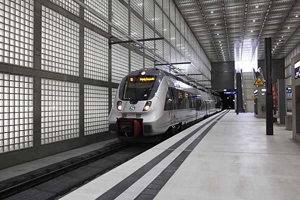 CTL - Citytunnel Leipzig der S-Bahn-Mitteldeutschland - Station Leipzig-Wilhelm-Leuschner-Platz