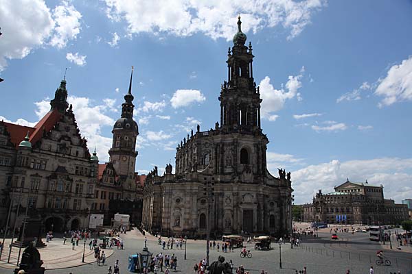 Residenzschloss, Hofkirche und Semperoper - Dresden