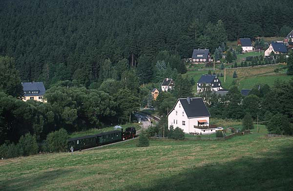 Preßnitztal bei Jöhstadt im Erzgebirge