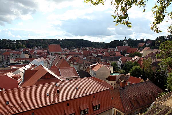Meißen - Blick über die Dächer der Altstadt