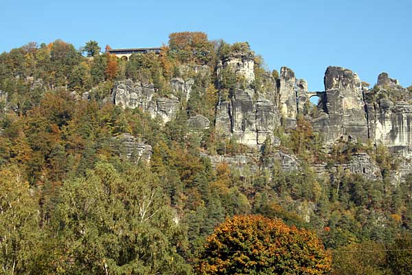 Blick zur Bastei