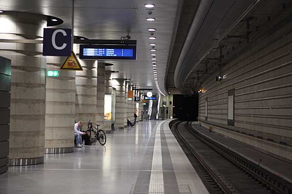 CTL - Citytunnel Leipzig der S-Bahn-Mitteldeutschland - Bahnhof Leipzig-Hbf Tief