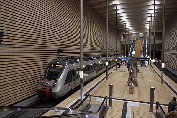 CTL - Citytunnel Leipzig der S-Bahn-Mitteldeutschland - Station Leipzig-Markt