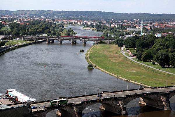 Blick über Dresden
