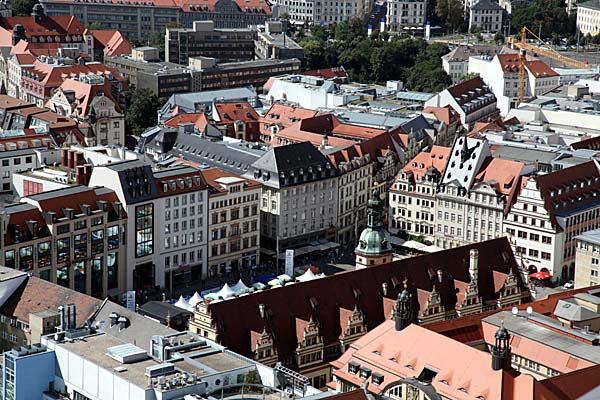 Leipzig - Blick zum Markt