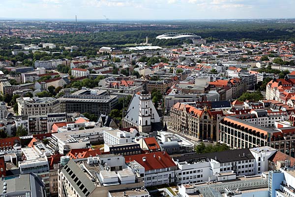 Leipzig - Blick nach Nordwesten