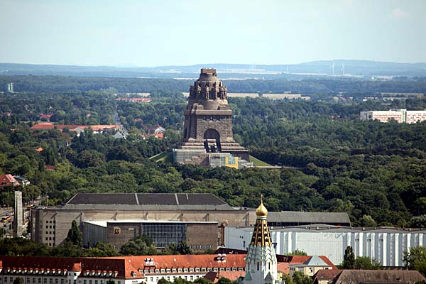 Leipzig - Blick zum Völkerschlachtdenkmal