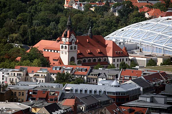 Leipzig - Kongresshalle und Zoo