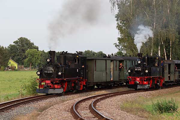 Doppelausfahrt in Nebitzschen