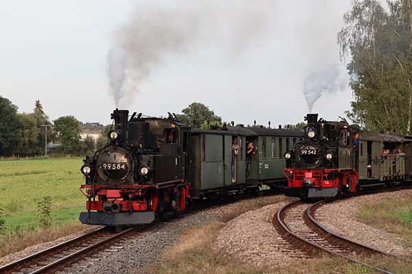 Doppelausfahrt in Nebitzschen