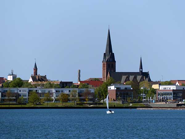 Blick auf Bitterfeld