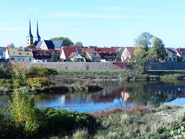 Blick über die Mulde nach Grimma