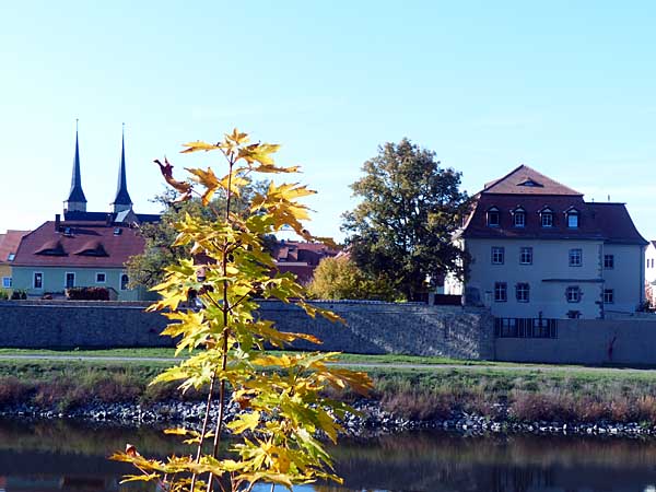 Blick über die Mulde nach Grimma