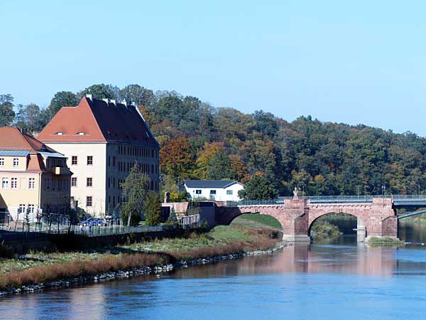 Schloss und Pöppelmannbrücke - Grimma