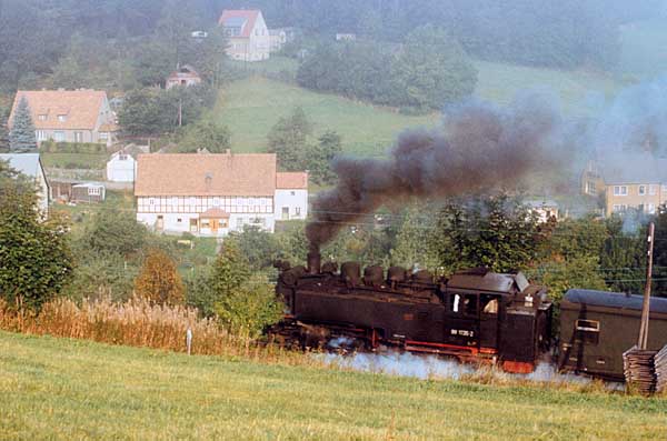 99 1735 unterwegs in Richtung Jonsdorf
