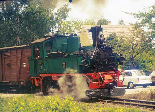 Museumszug mit sächs. IVK unterwegs ins Zittauer Gebirge südlich von Zittau