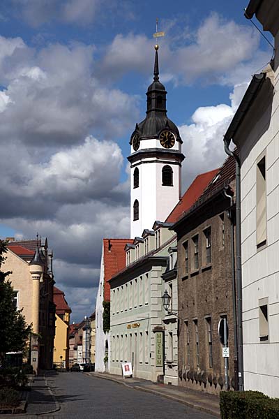 Blick zur Stadtkirche Torgau